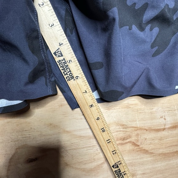 Rhone Shorts‎ Mens Size Large Blue Camo Lined Athletic Gym Workout Stretch 7" - Picture 5 of 7